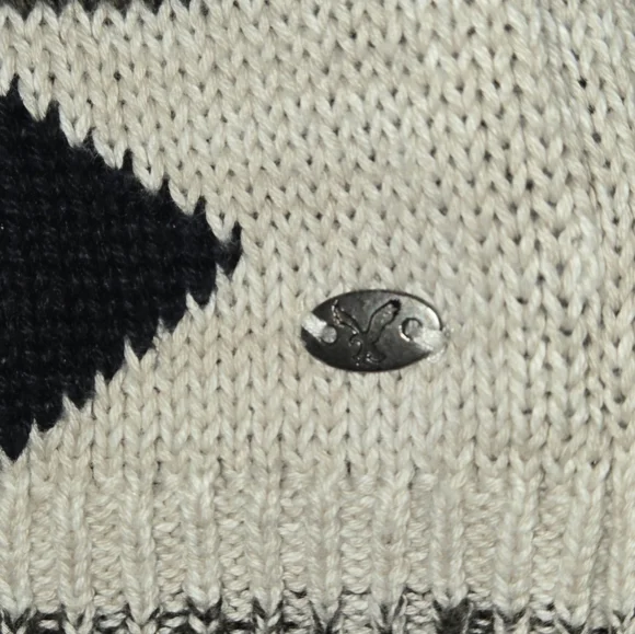 American Eagle Outfitters hooded knit Sweater, Size Small, Tribal Aztec - Picture 6 of 8